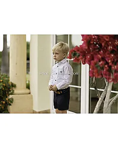 DOLCE PETIT CAMISA Y PANTALON CORTO MARINO 2241/2