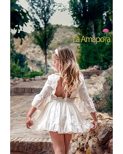 LA AMAPOLA ATENEA VESTIDO TALLE BAJO