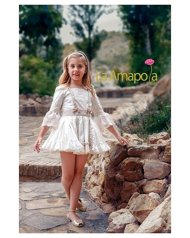 LA AMAPOLA ATENEA VESTIDO TALLE BAJO