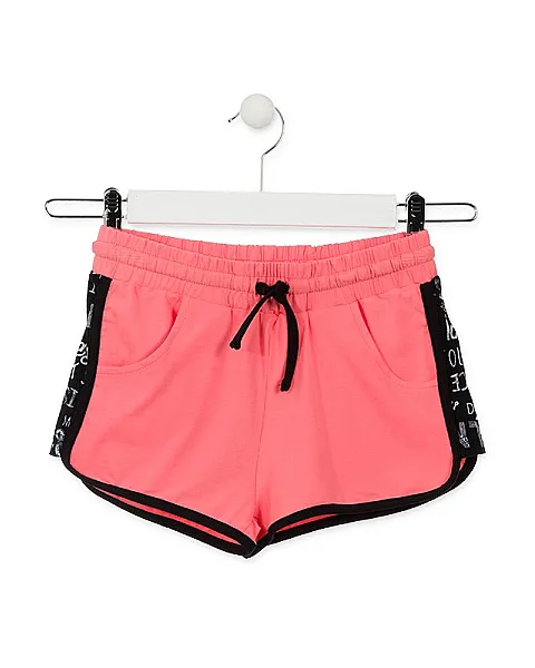 LOSAN SHORT DE PUNTO CON LATERALES ESTAMPADOS 914-6014