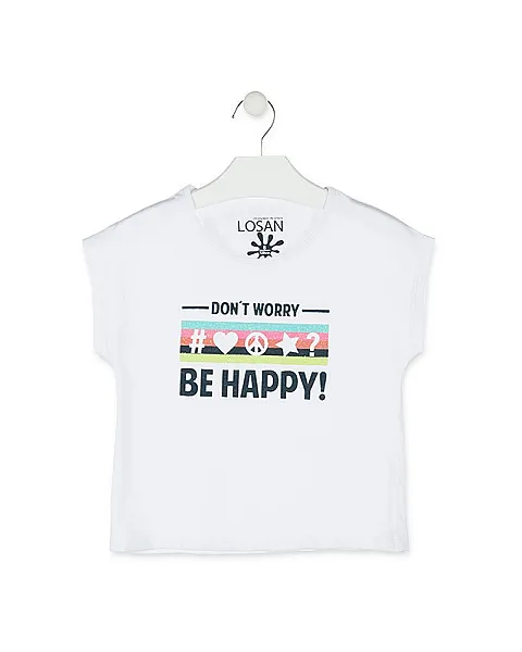 LOSAN CAMISETA CON MENSAJE DELANTERO 914-1200