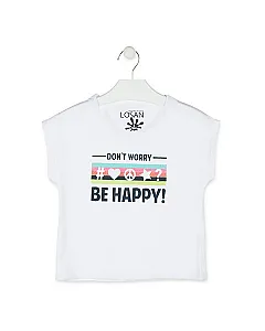 LOSAN CAMISETA CON MENSAJE DELANTERO 914-1200