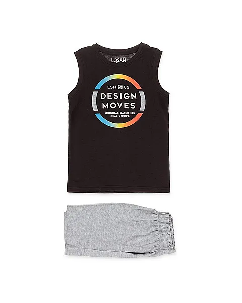 LOSAN CONJUNTO CAMISETA SIN MANGAS Y BERMUDA 913-8043