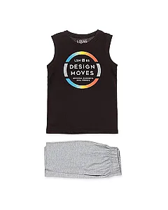 LOSAN CONJUNTO CAMISETA SIN MANGAS Y BERMUDA 913-8043