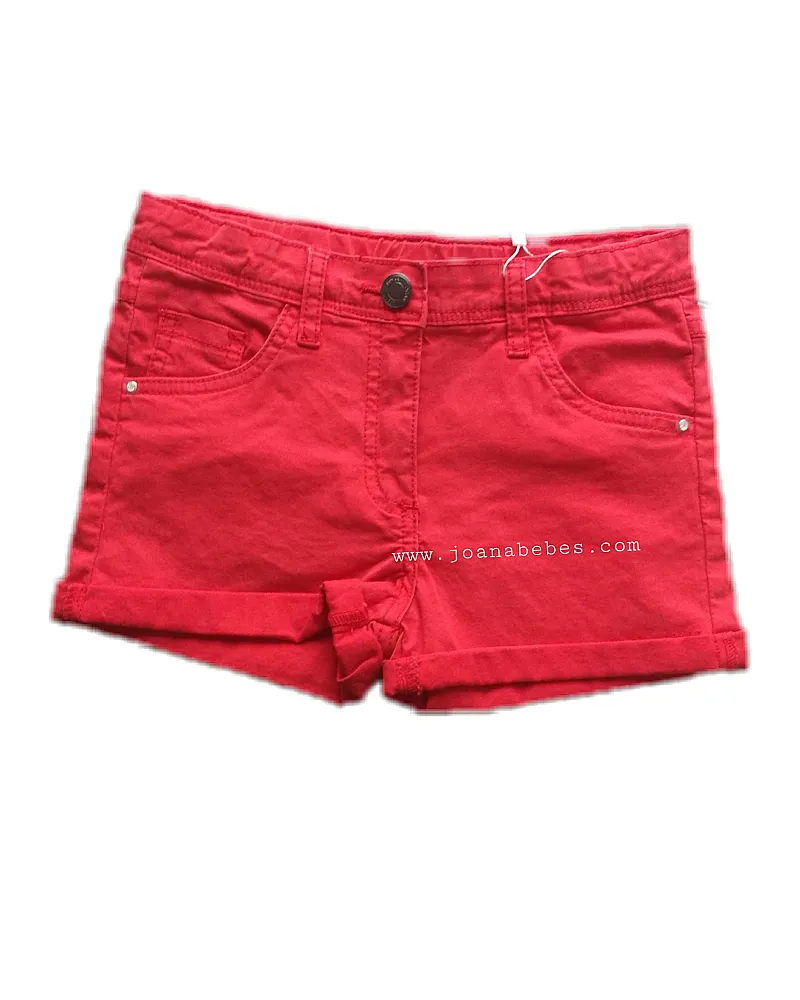 LOSAN SHORT EN TEJIDO DE SARGA C05-9E14 575 ROJO CLARO