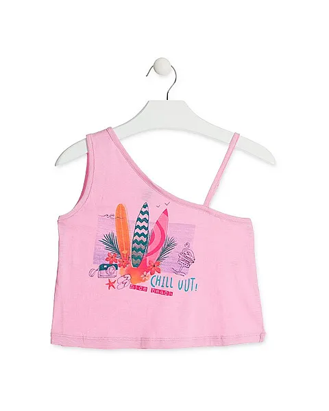 LOSAN CAMISETA CON UN TIRANTE FINO MODA INFANTIL