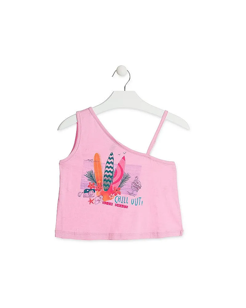 LOSAN CAMISETA CON UN TIRANTE FINO MODA INFANTIL