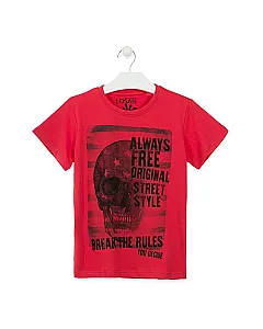 LOSAN CAMISETA CON CALAVERA MODA INFANTIL