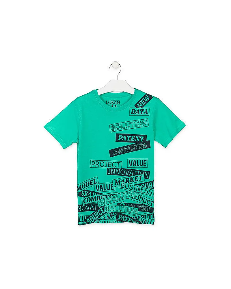 LOSAN CAMISETA COLOR DEGRADADO MODA INFANTIL Y JUVENIL 913-1203