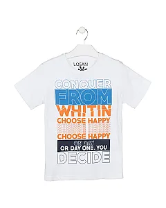 LOSAN CAMISETA ESTAMPADA 913-1301 MODA INFANTIL Y JUVENIL