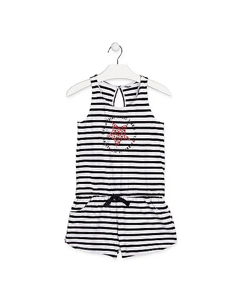 LOSAN MONO CORTO RAYAS MARINERAS