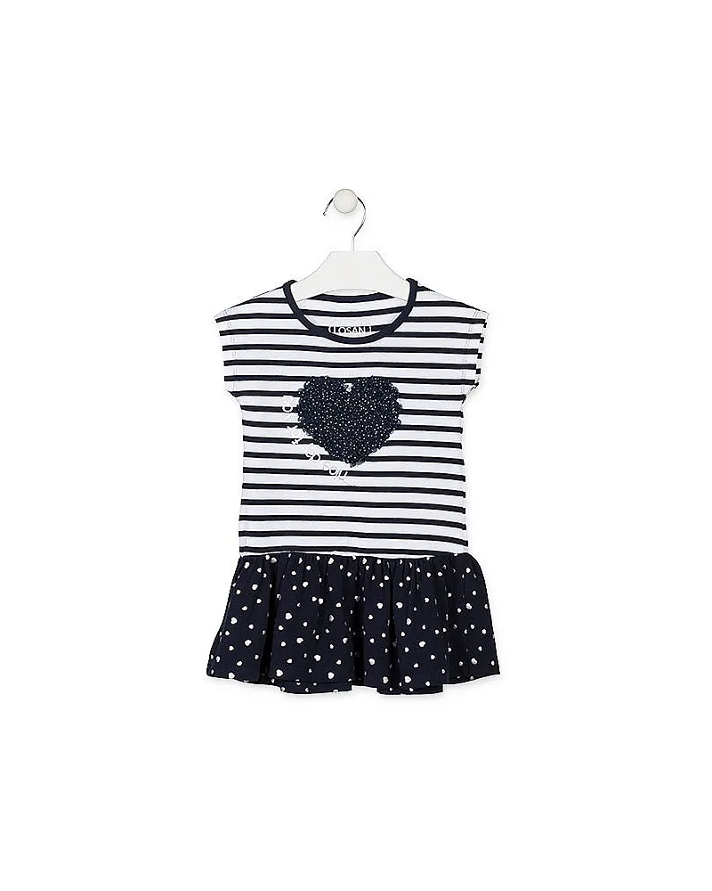 LOSAN VESTIDO CON CORAZON DE TUL EN EL PECHO 916-7005