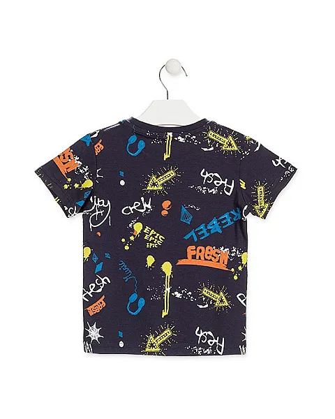 LOSAN CAMISETA NIÑO ESTAMPADA 915-1208