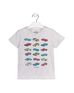 LOSAN CAMISETA ESTAMPADA COCHES 915-1202
