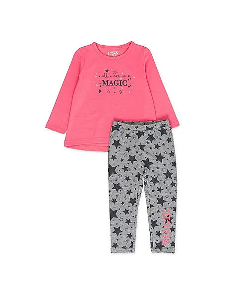 LOSAN CONJUNTO CAMISETA Y LEGGIN FELPA