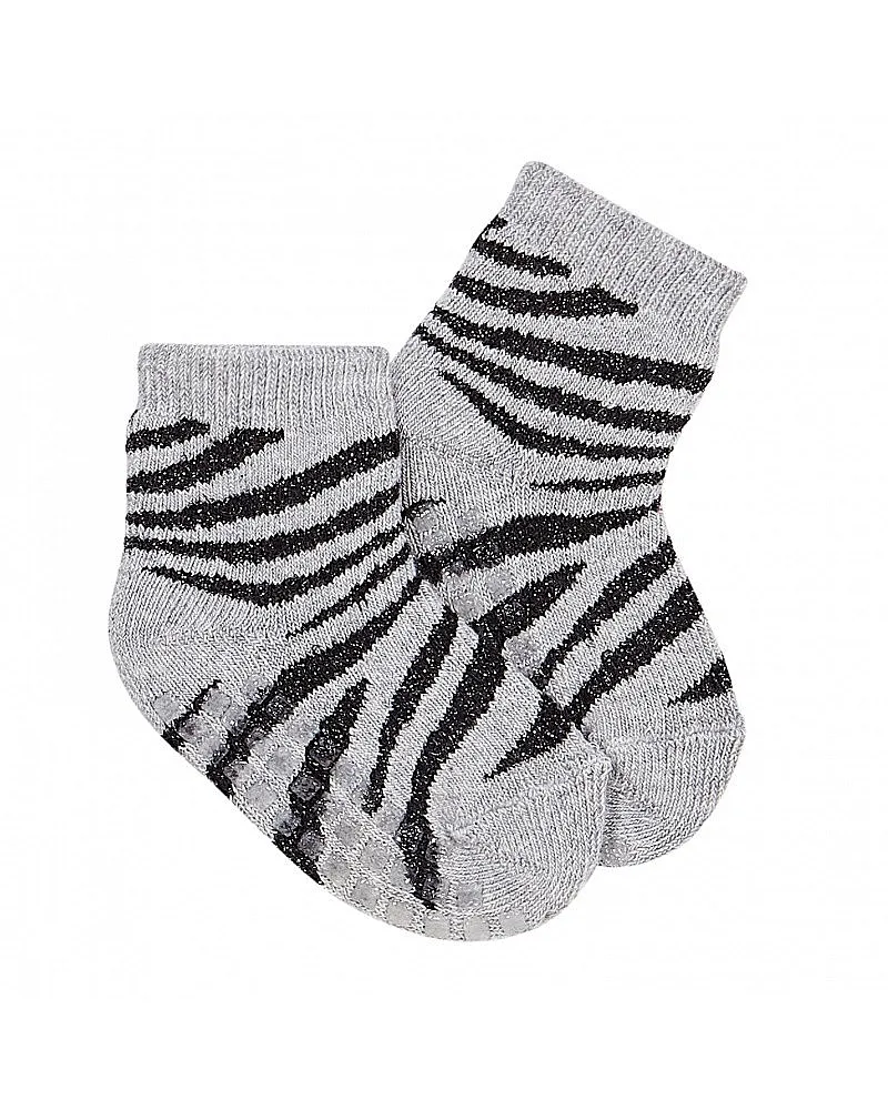 CONDOR Calcetines animal print antideslizante cebra 3851-4