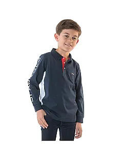 SPAGNOLO POLO CONTRASTE LATERAL 4453