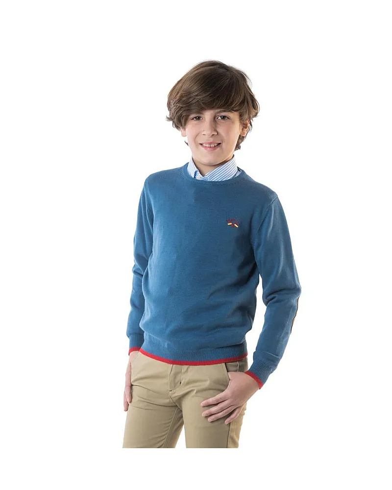 SPAGNOLO JERSEY CAJA COSTURA CONTRASTE 4586