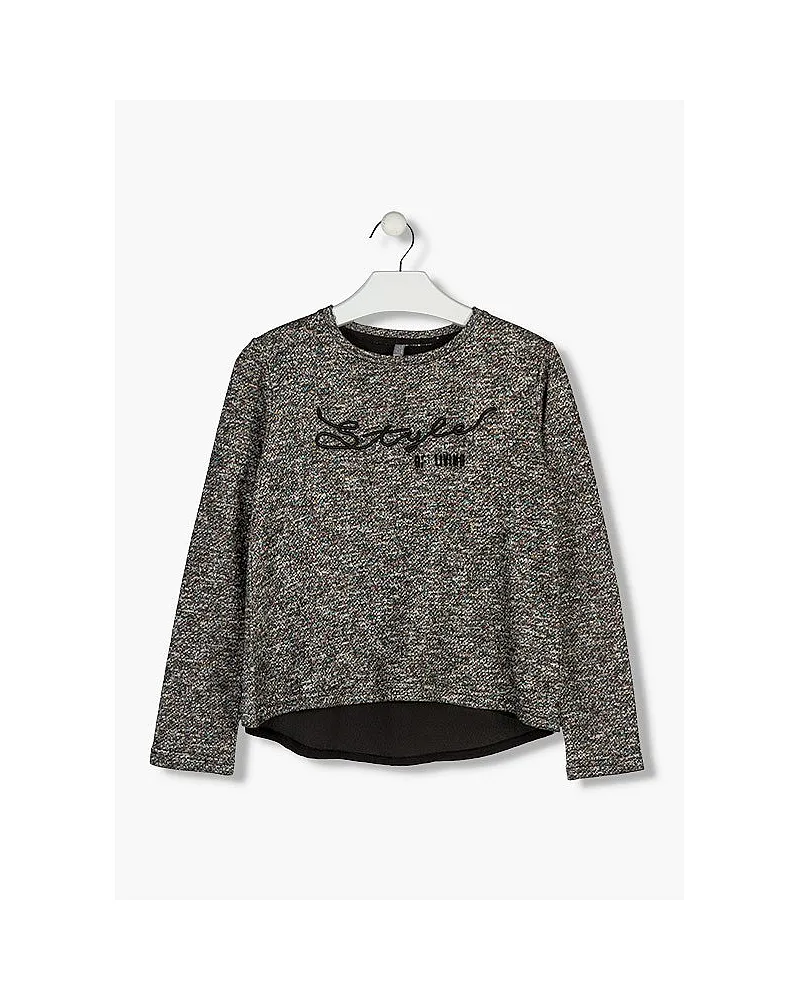 LOSAN CAMISETA EN TEJIDO FANTASIA COMBINADA 924-1014