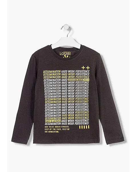 LOSAN CAMISETA CON TEXTO EN EL DELANTERO 923-1201