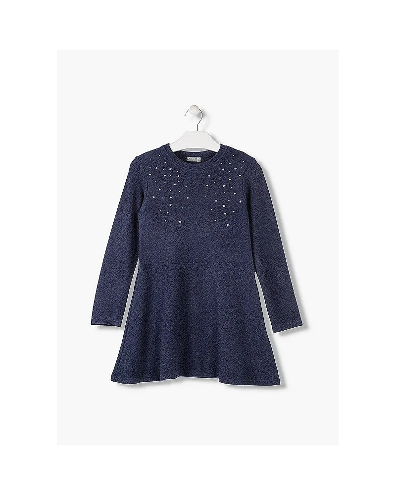 LOSAN VESTIDO DE PERLITAS Y TACHUELAS DE ESTRELLAS 924-7007