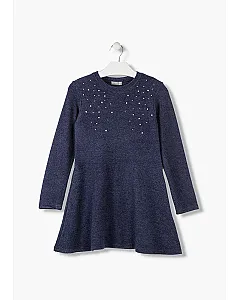 LOSAN VESTIDO DE PERLITAS Y TACHUELAS DE ESTRELLAS 924-7007