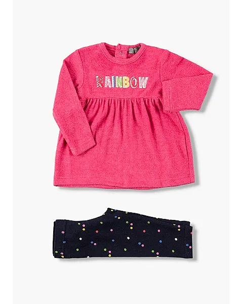 LOSA CONJUNTO DE CAMISETA CON CORTE CANESU Y LEGGINS 928-8004