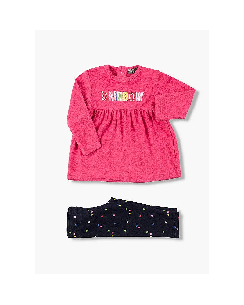 LOSA CONJUNTO DE CAMISETA CON CORTE CANESU Y LEGGINS 928-8004