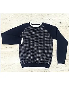 LOSAN JERSEY DE TRICOTOSA CON PUNTITOS EN EL DELANTERO 923-5791 MARINO