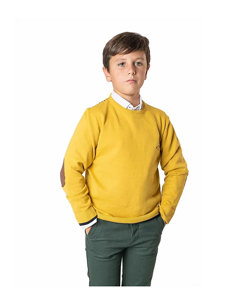 SPAGNOLO JERSEY CAJA COSTURA CONTRASTE 4586