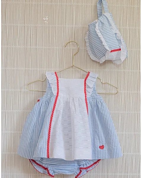 DOLCE PETIT VESTIDO BRAGA Y CAPOTA 2005-VBG