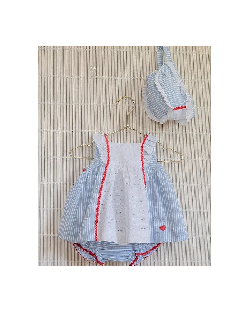 DOLCE PETIT VESTIDO BRAGA Y CAPOTA 2005-VBG