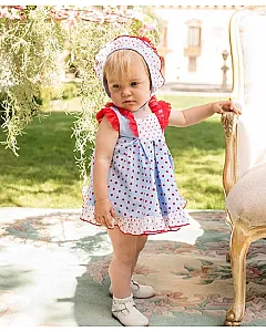 DOLCE PETIT VESTIDO BRAGUITA Y CAPOTA 2136-VBG
