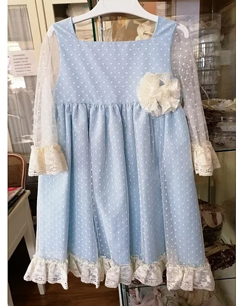 MARCOS BABY VESTIDO PLUMETI CEREMONIA