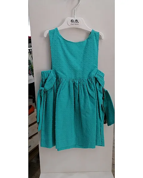 JOSE VARON VESTIDO KAFTAN PLUMETI 01-34276 TURQUESA