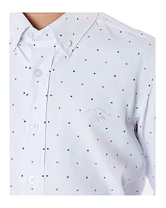 SPAGNOLO CAMISA CUELLO BOTON ESTAMPADO