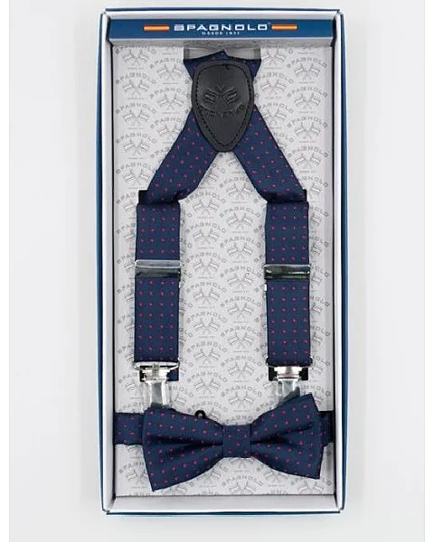 SPAGNOLO SET TIRANTE Y PAJARITA 4845 color 9003