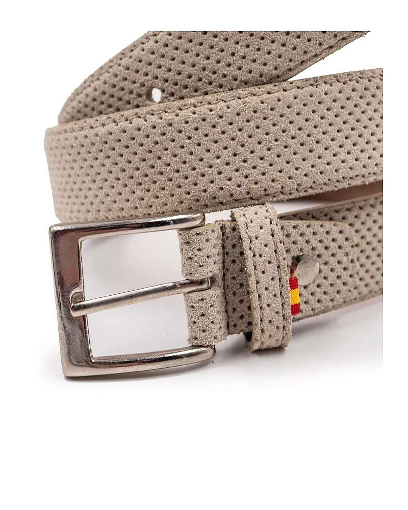 SPAGNOLO CINTURON PIEL SERRAJE LISO