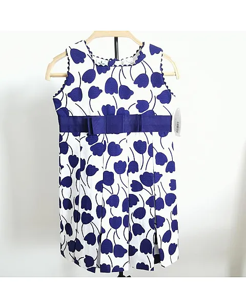 Vestido estampado de tulipanes