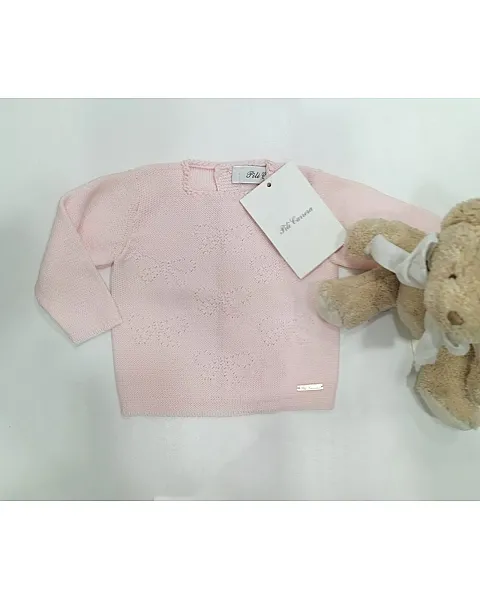 Pili carrera jubon rosa lacitos