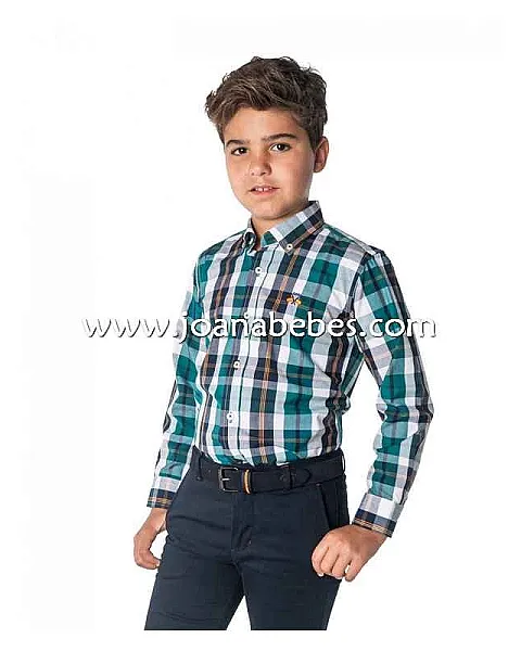 camisa de cuadros spagnolo para niño