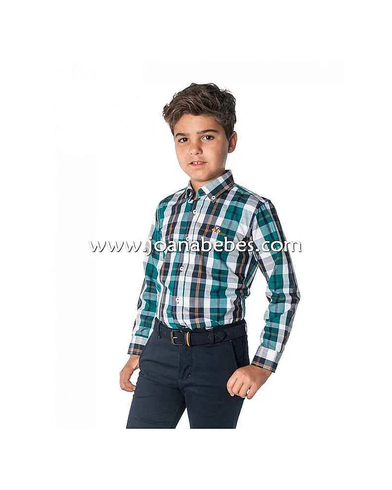 camisa de cuadros spagnolo para niño