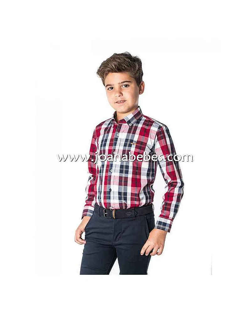 camisa de cuadros spagnolo para niño