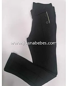 Pantalon negro botones