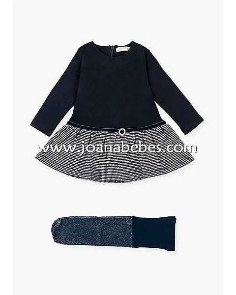 Losan conjunto vestido con falda y leotardo