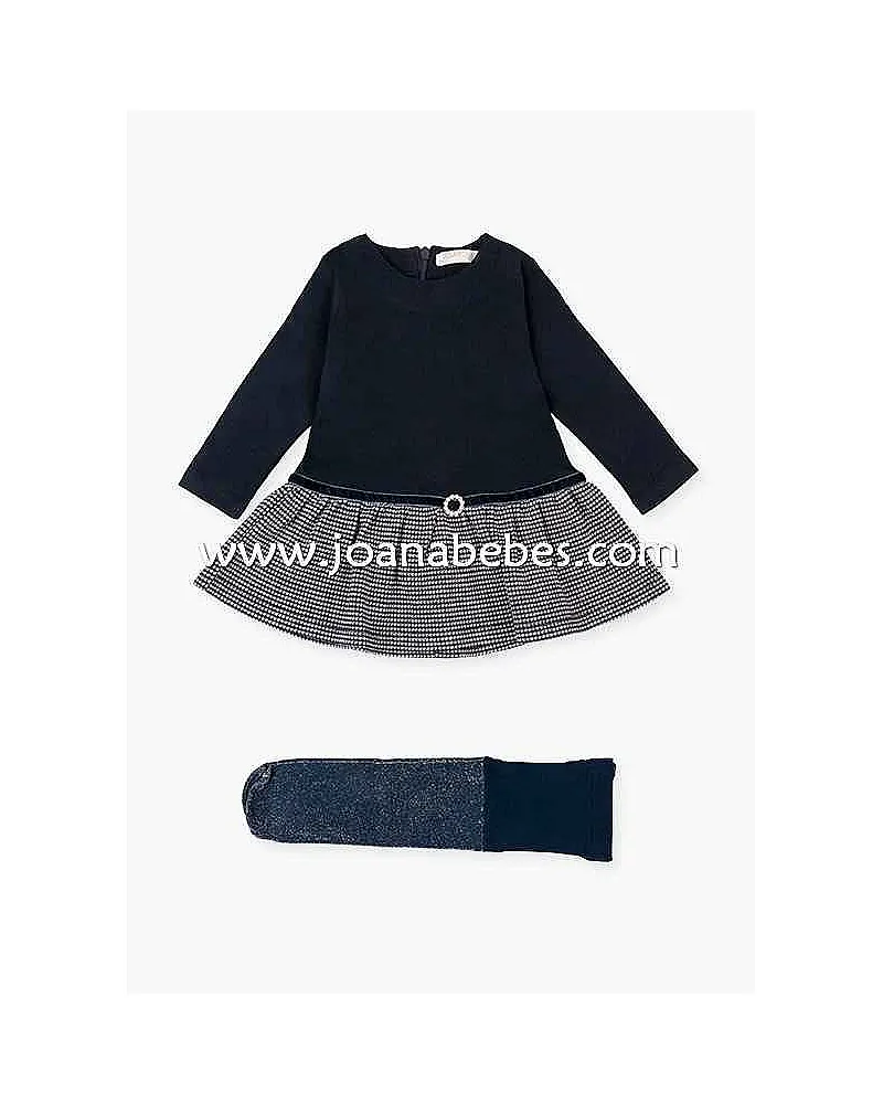 Losan conjunto vestido con falda y leotardo