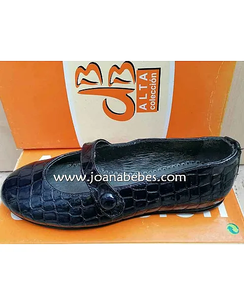 zapato niña piel Charol zafiro morado