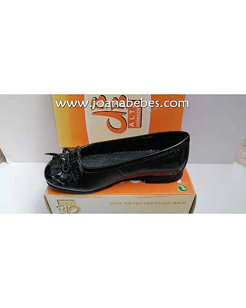 DBB Zapato charol arrugado negro (piel)
