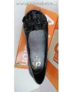 DBB Zapato charol arrugado negro (piel)