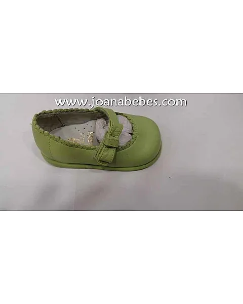 DBB Zapato bailarina con pulsera pistacho (piel)
